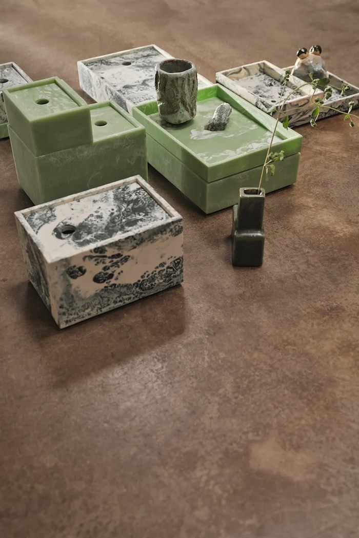 Obývacia izba a spálňa Úložný box ferm LIVING Mist Box 1104269933 béžová