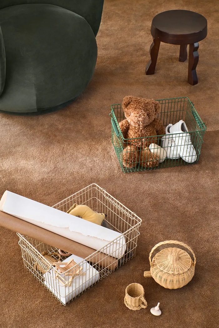 ferm LIVING cestino portaoggetti Cala pacco da 2 beige 1104269878