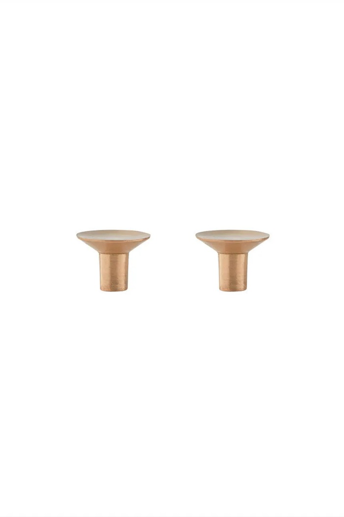 Zidna vješalica OYOY Rina S 2-pack bež L300449