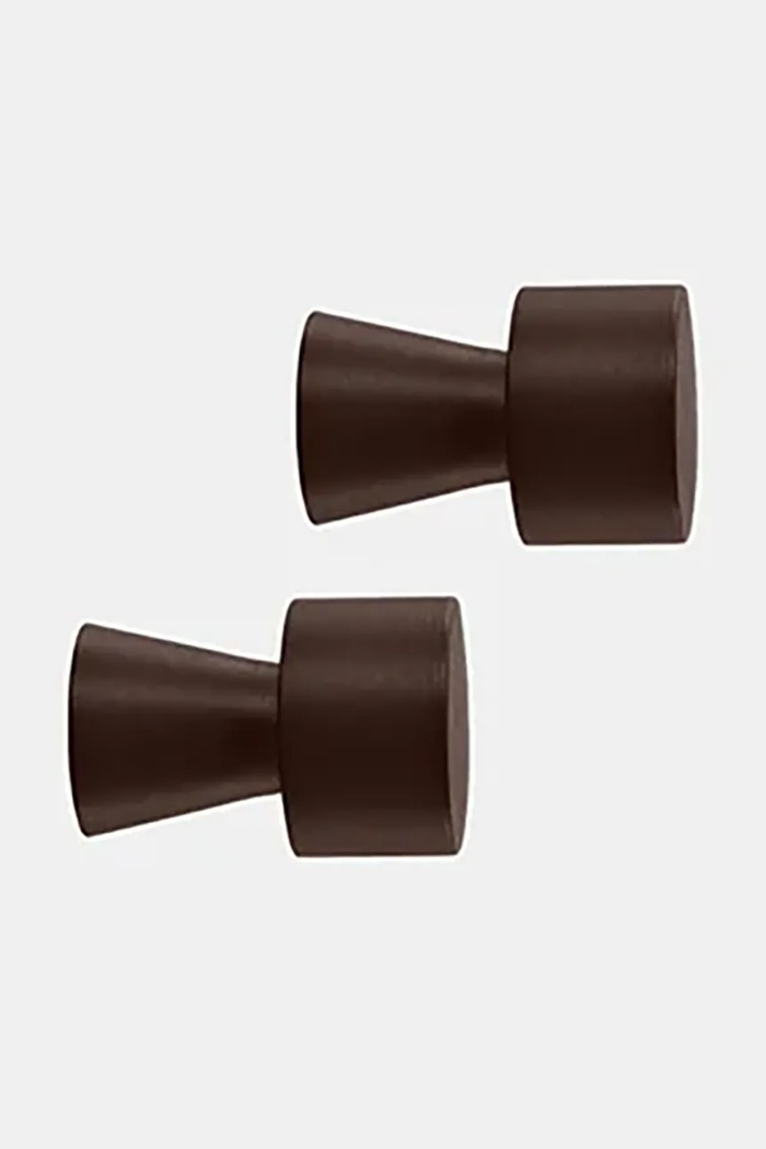 Zidna vješalica OYOY Pin 2-pack smeđa L10050