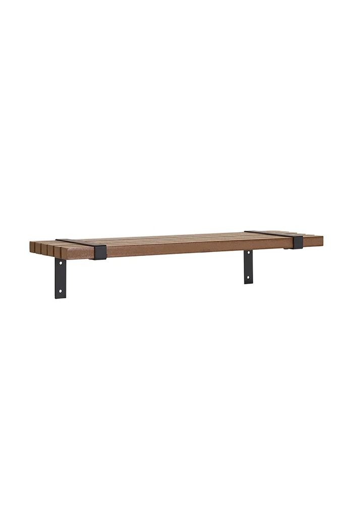House Nordic raft de perete Luxor 50 x 15 x 10 cm 4293012 maro AA00