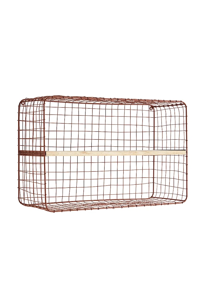 Madam Stoltz półka ścienna 3-pack 35870CPR czerwony