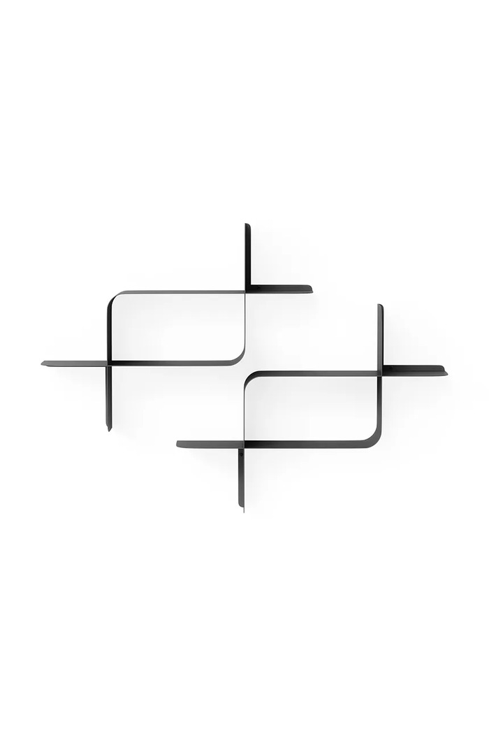 Вітальня та спальня Настінна полиця Umbra Montage 2-pack 1022611.040 чорний