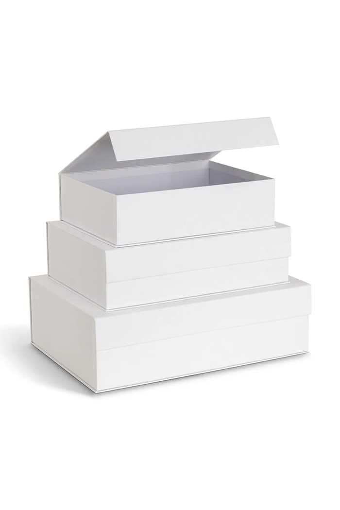 Bigso Box of Sweden tároló dobozok 3 db 123345533.99 fehér AA00