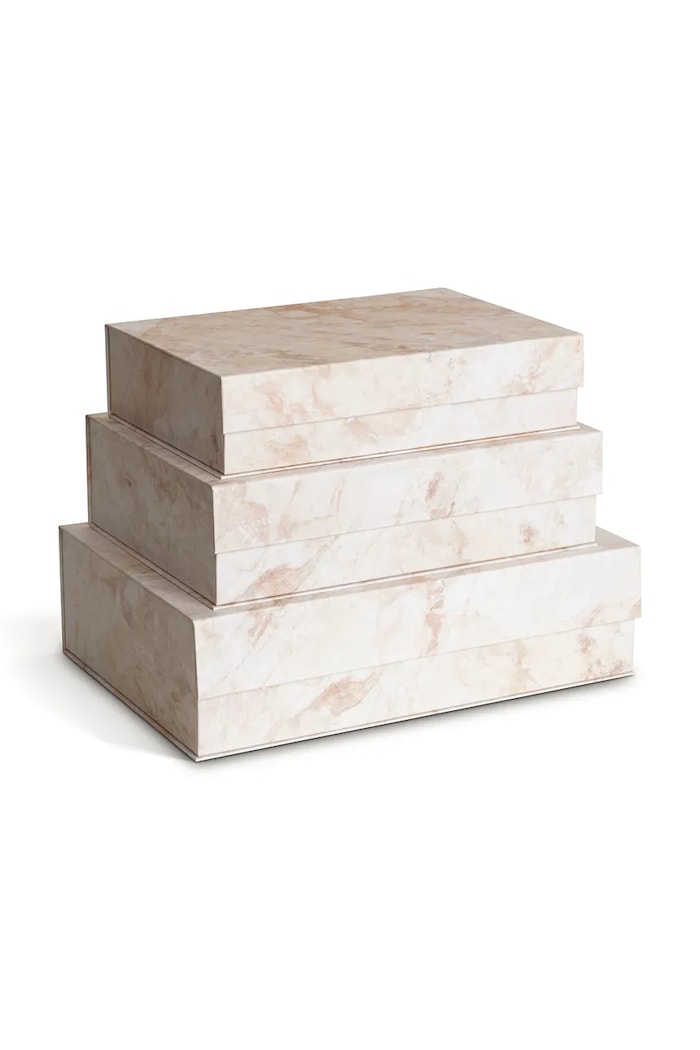 Bigso Box of Sweden zestaw pudełek do przechowywania 3-pack beżowy 123389433.99