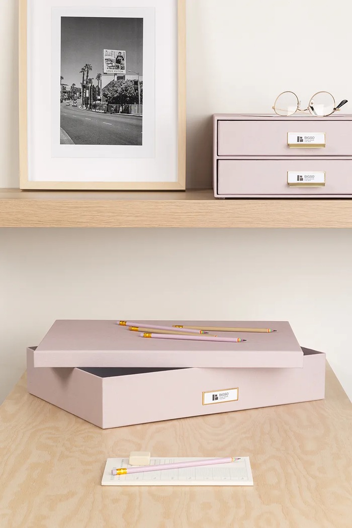 Κουτί αποθήκευσης Bigso Box of Sweden A3 9341R1362.99 ροζ