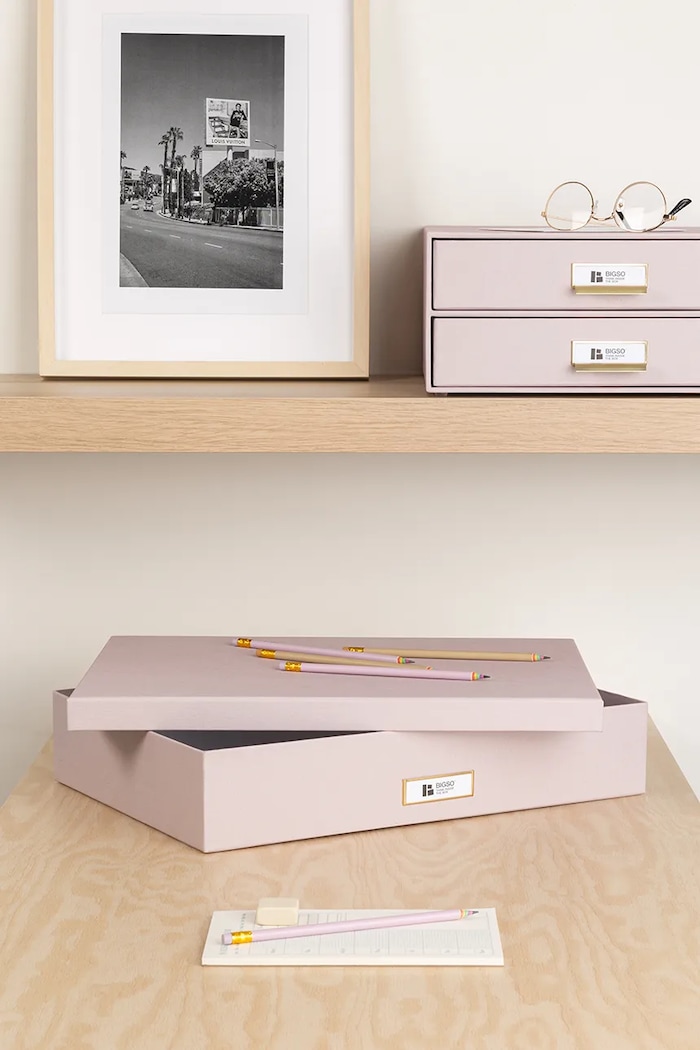 Κουτί αποθήκευσης Bigso Box of Sweden A3 9341R1362.99 ροζ