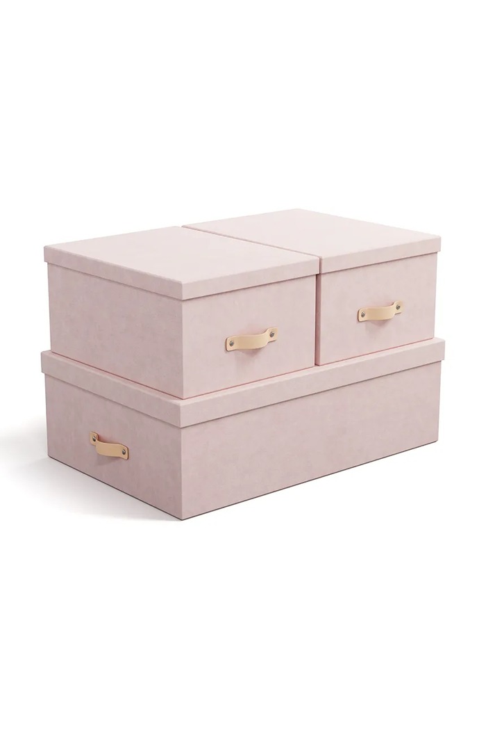 Bigso Box of Sweden zestaw pudełek do przechowywania różowy 8113R1333L04.99