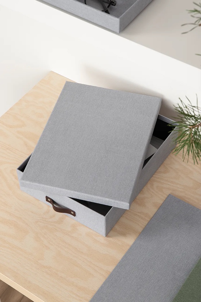 Škatla za shranjevanje Bigso Box of Sweden A4 siva 9451C6249L01.99