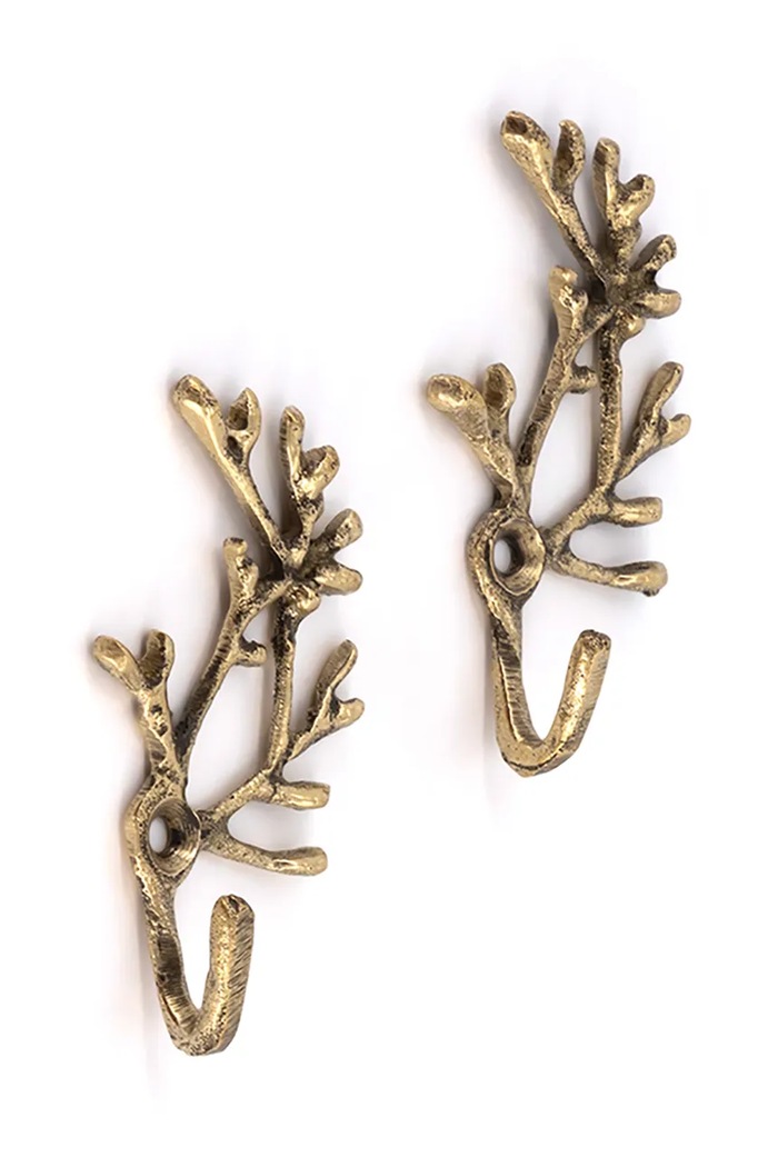 Doing Goods cuier de perete Marie Coral Hook 2-pack 1.10.10.065.926.1 galben AA00