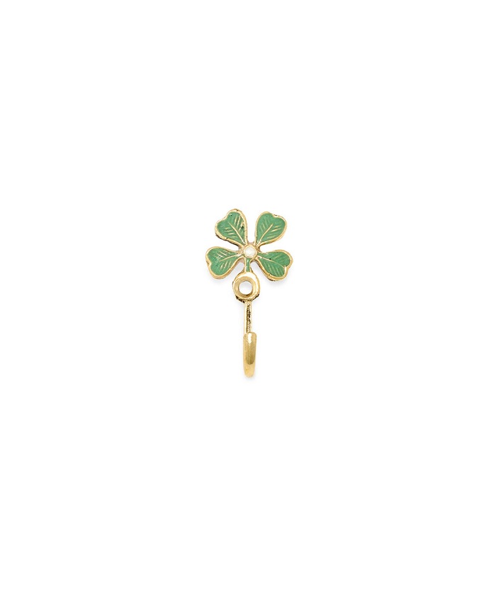 Doing Goods cuier de perete Lucky Clover Hook Mini galben 1.10.10.070.600.3