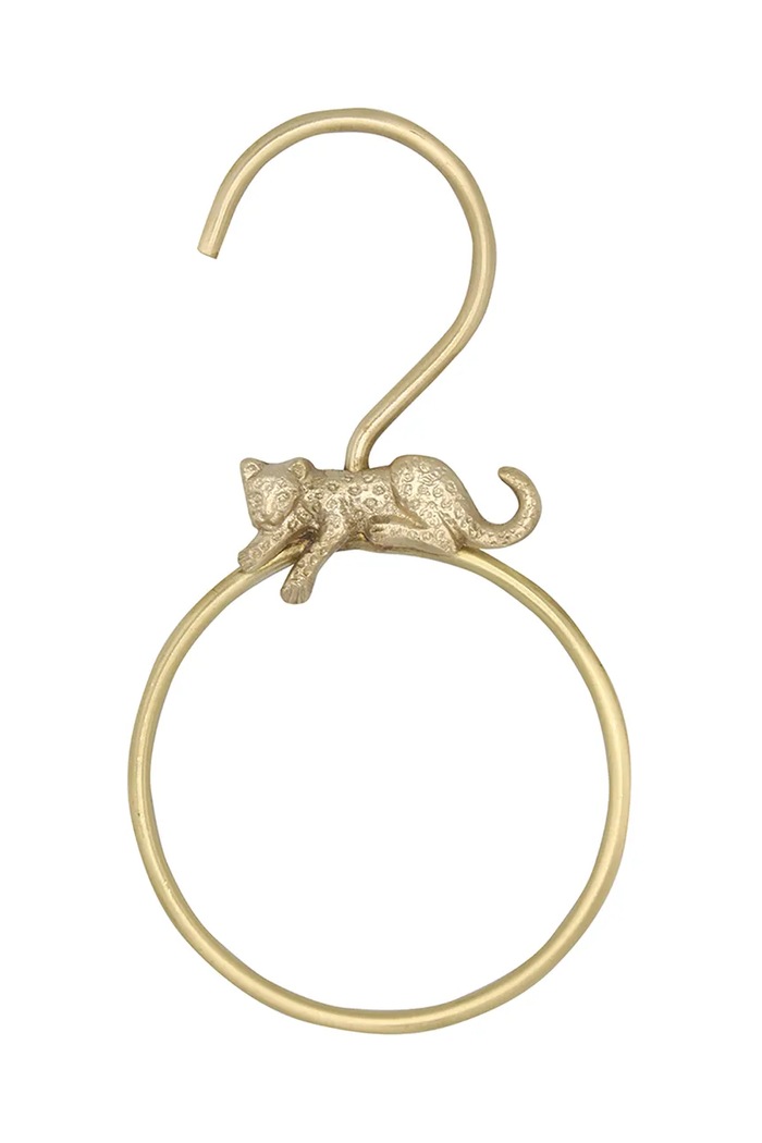 Κρεμάστρα Doing Goods Jenna Leopard Round Hanger κίτρινο 1.10.30.002.921.4