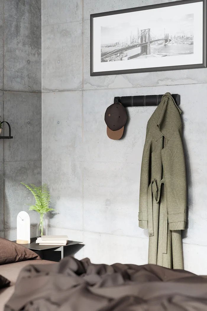 Nástenný vešiak Umbra Flip 5 Wall Hook čierna 318850.040