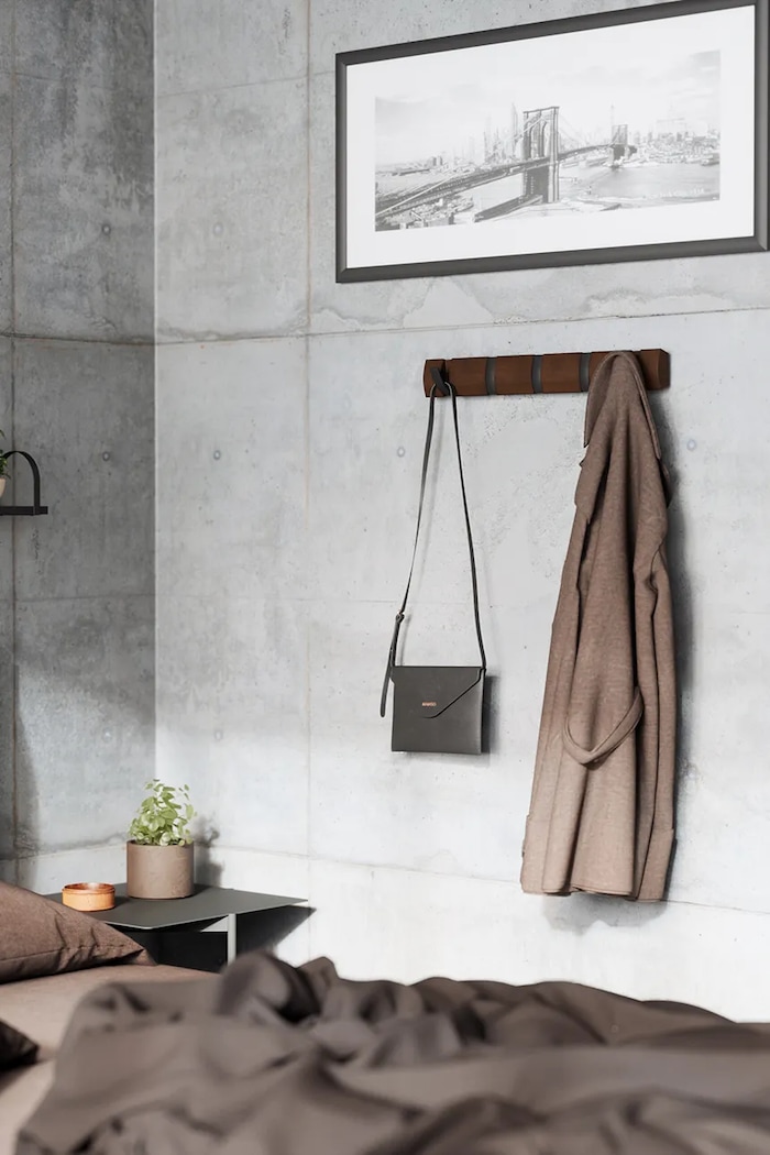 Nástěnný věšák Umbra 318850.048 hnědá