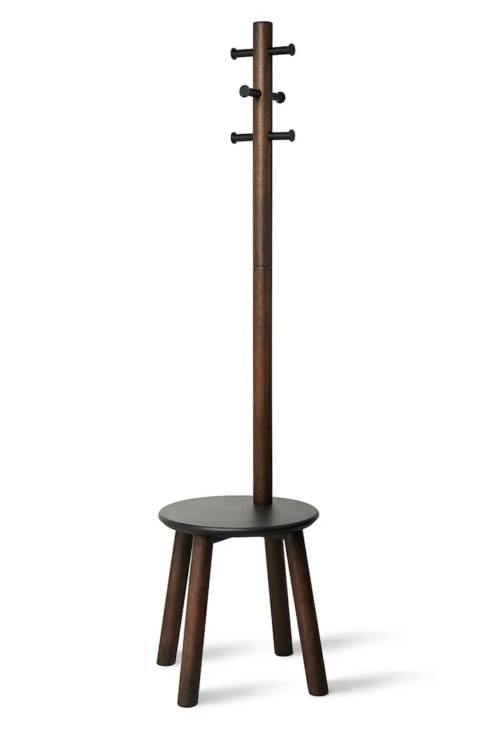 Obešalnik za vrhnja oblačila Umbra Pillar Stool and Coat Rack rjava 1014257.048