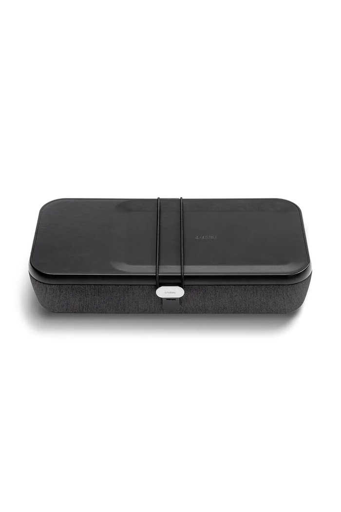 Prenosný kancelársky organizér s funkciou bezdrôtového nabíjania Orbitkey Nest v2 24 x 12 x 5 cm čierna WNS2.BLK.104