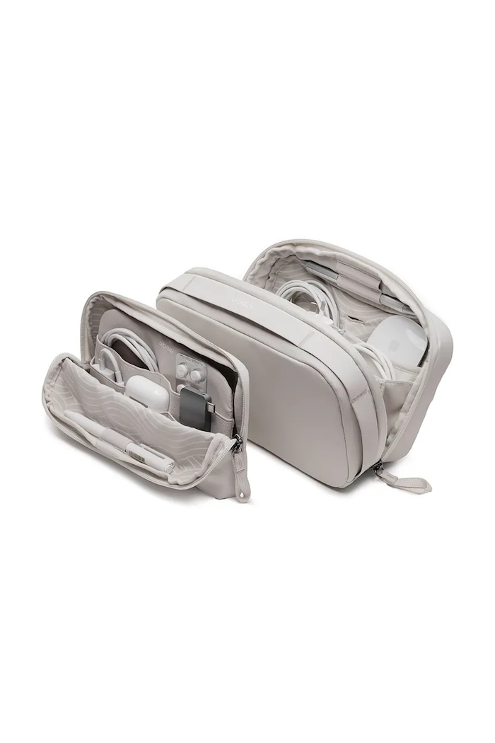 Cestovní organizér 2v1 Orbitkey Tech Pouch x KonMari 23 x 14 x 8 cm béžová WTP1.STO.508