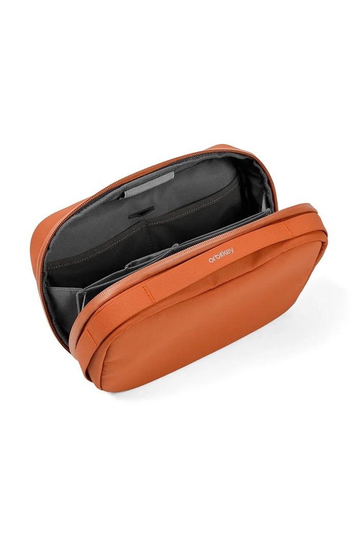 Potovalni organizator Orbitkey Tech Pouch 23 x 14 x 8 cm WTP1.TER.109 oranžna AA00