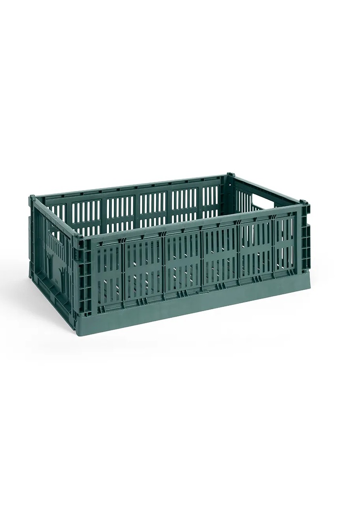 HAY cutie de depozitare Colour Crate L / 18,5 x 34,5 x 53 cm verde AB634A603AE77