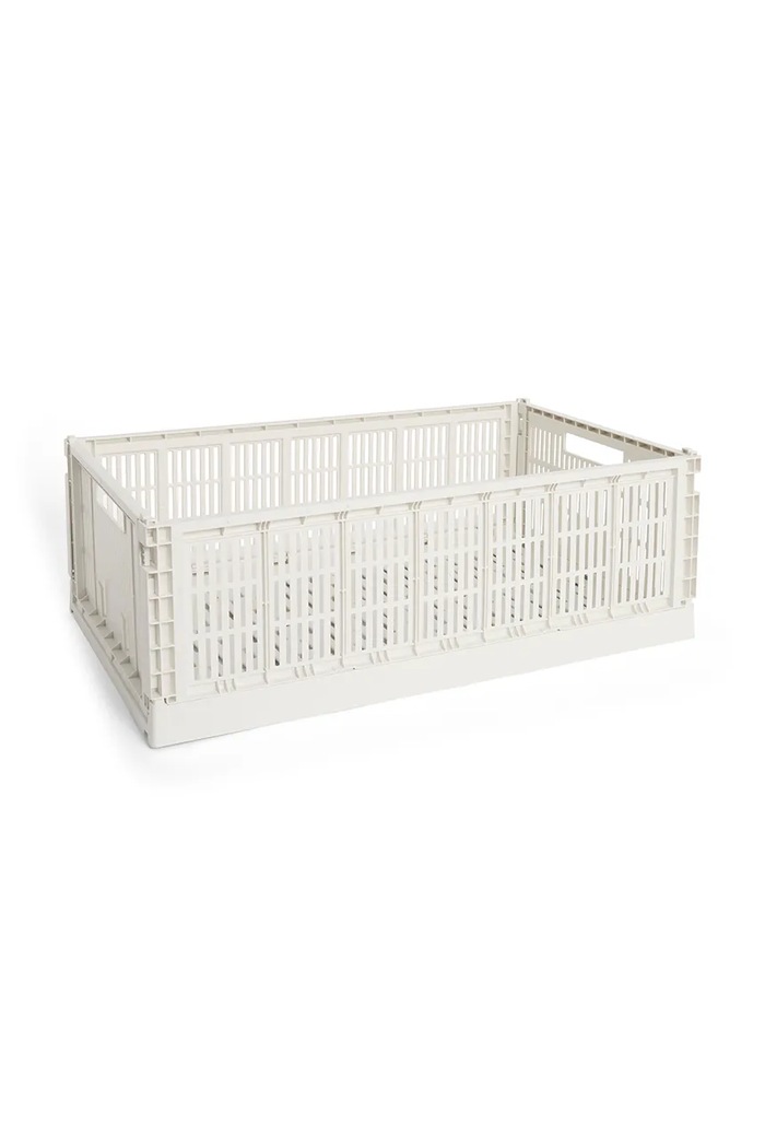 Škatla za shranjevanje HAY Colour Crate XL / 24 x 42 x 68 cm bela AB634A604AB90