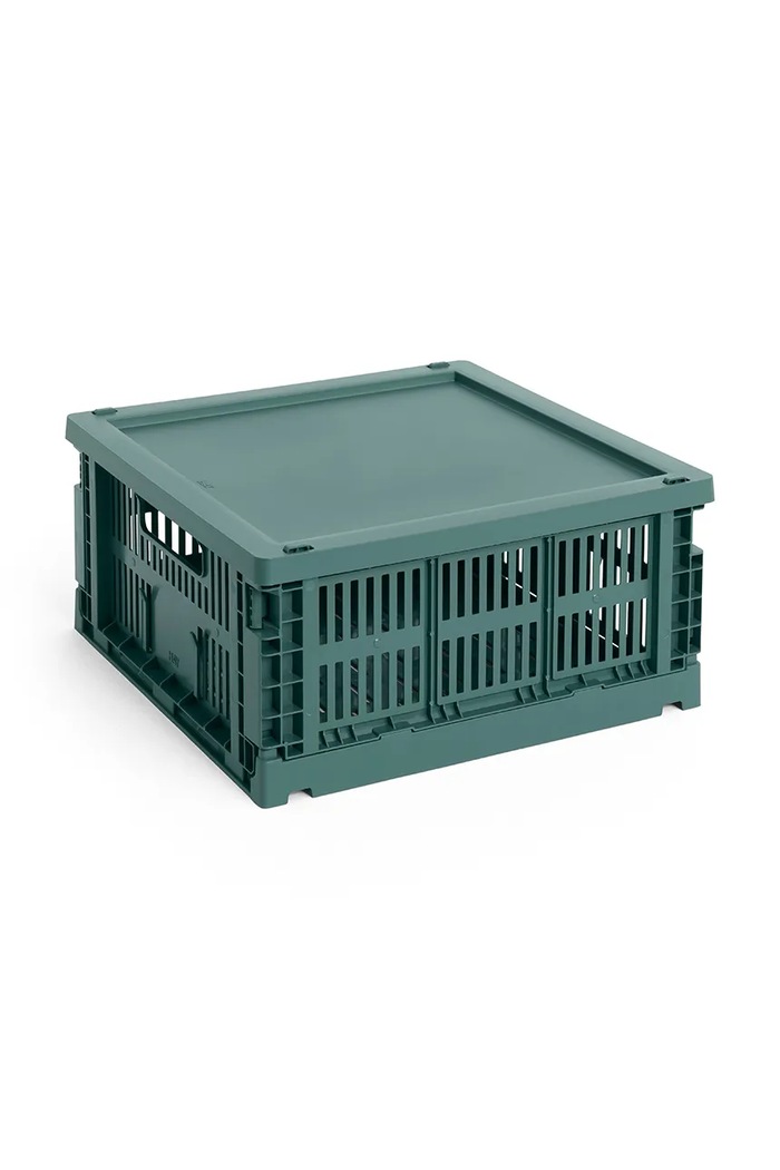 Veko krabice HAY Colour Crate M / 30 x 30 cm AE759F127AE77 zelená AA00