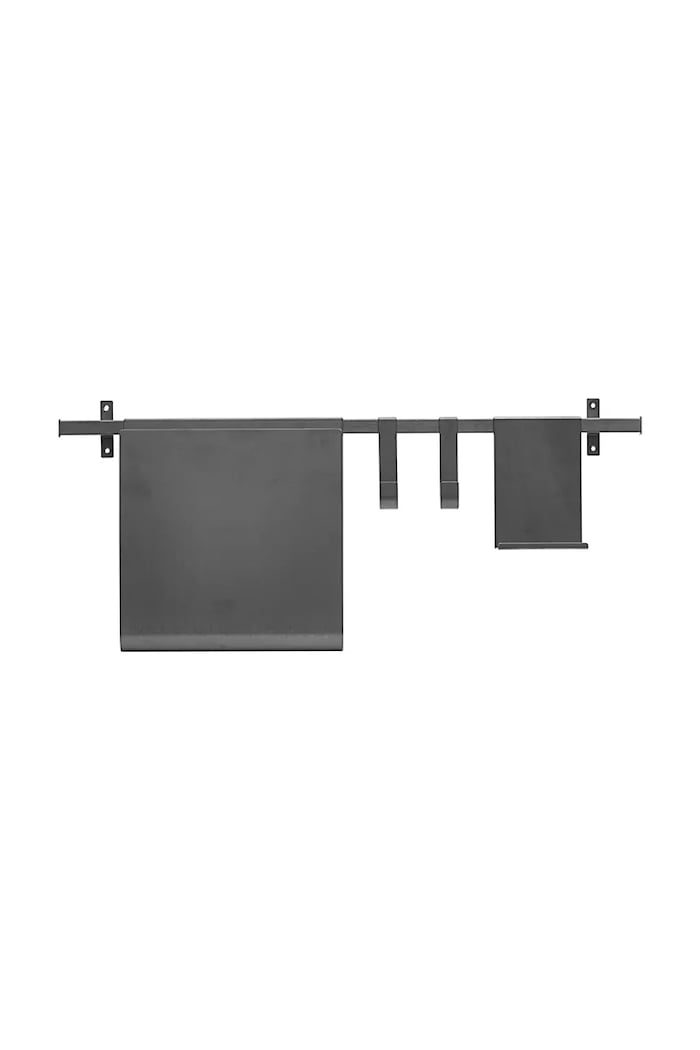 Obešalnik s policami House Doctor HDVirar, 35 x 80 cm črna 208580072