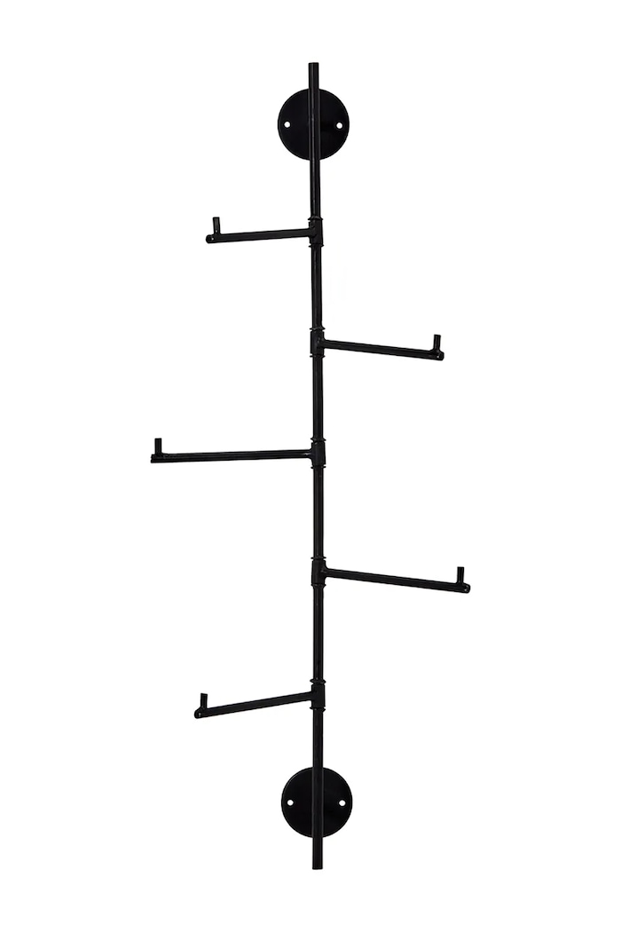 Nástenný vešiak House Doctor HDFlex 70,5 cm čierna 900000084