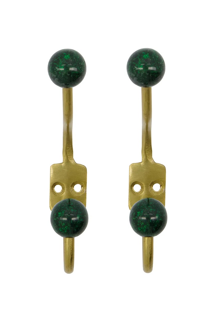 Obešalnik House Doctor HDBall 13 cm 2-pack zelena 900000380