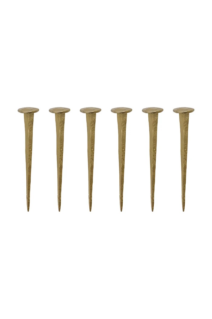 Sada nástenných vešiakov House Doctor HDWall 8 cm 6-pak zelená 900000606