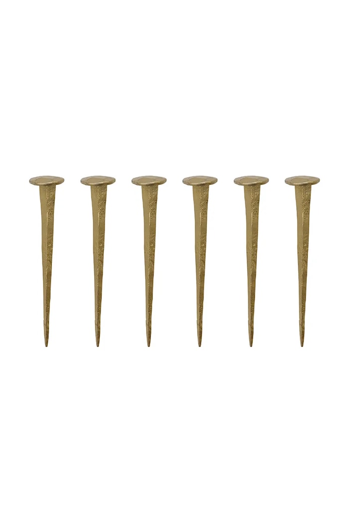 Sada nástenných vešiakov House Doctor HDWall 8 cm 6-pak zelená 900000606