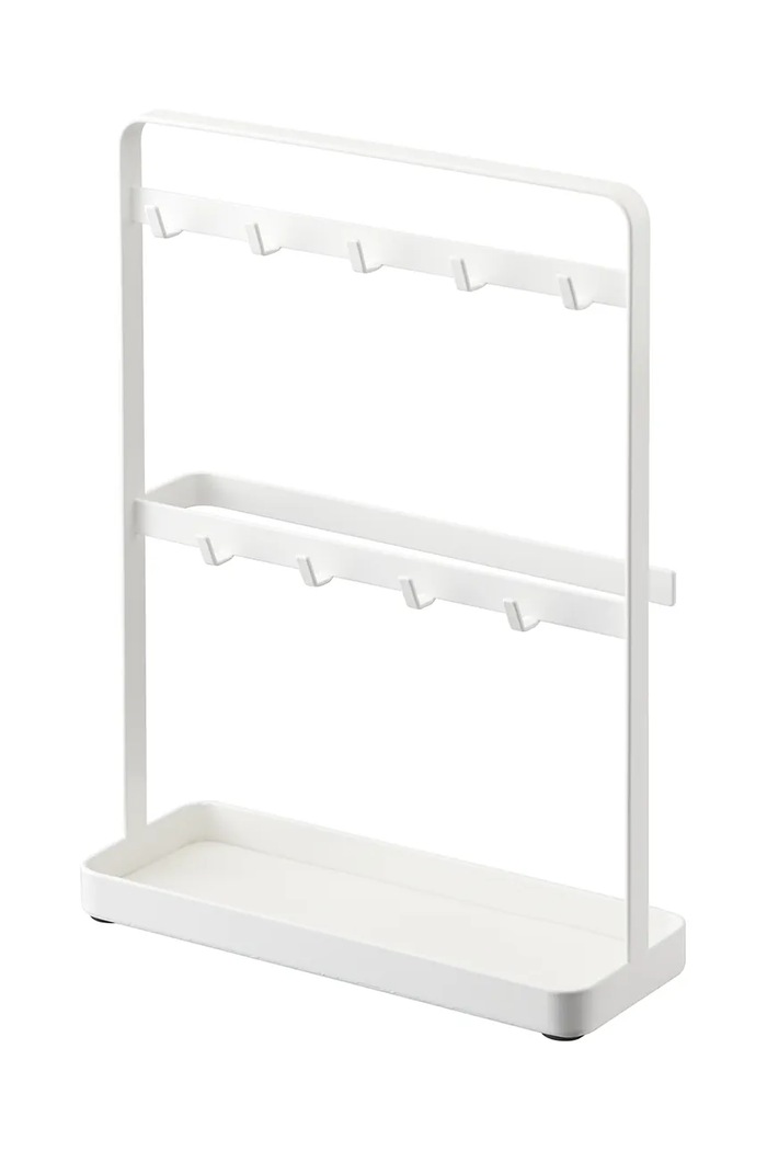 Organizér na kľúče Yamazaki Smart 20 x 7,5 x 27 cm biela 2777