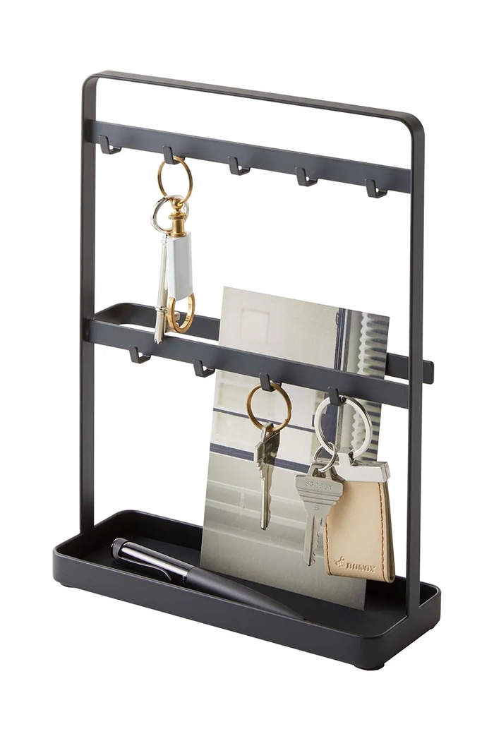 Organizér na kľúče Yamazaki Smart 20 x 7,5 x 27 cm 2778 čierna AA00