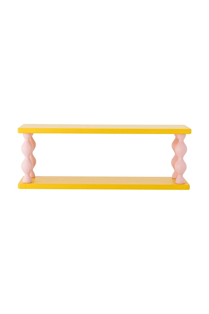 Ράφι τοίχου Bloomingville Bibiola 60 x 21,5 x 17 cm κίτρινο 82062920