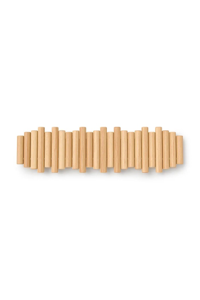 Umbra cuier de perete Picket Rail Hook 60 x 18 x 5 cm bej 1023554.390.CHN