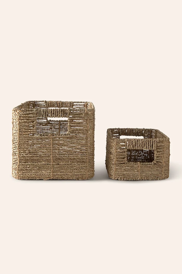 Кош за съхранение Calma House Pleiku 32 x 23 x 20 cm Calma House PLEIKU.CM.NAT оранжев