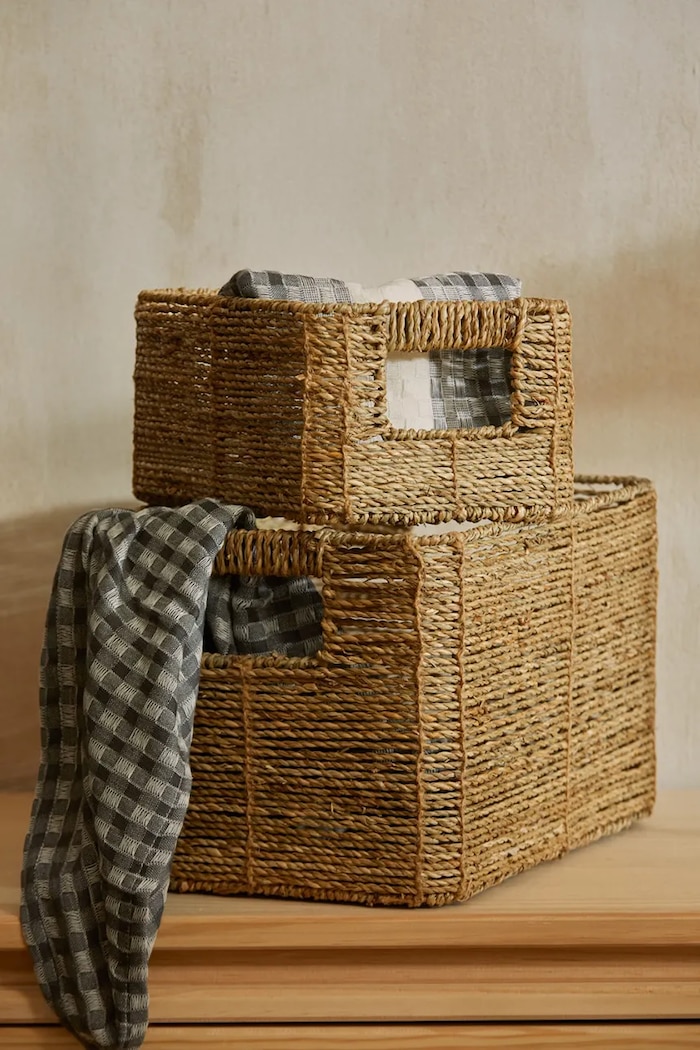 Кош за съхранение Calma House Pleiku 32 x 23 x 20 cm Calma House оранжев PLEIKU.CM.NAT