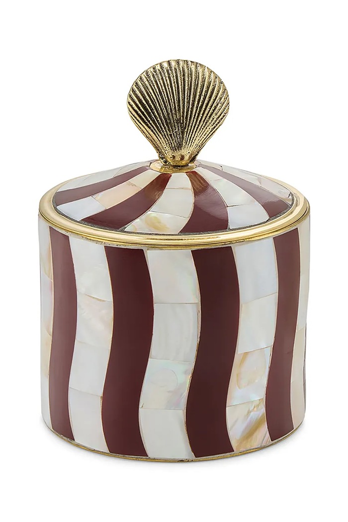 Doing Goods scatola con coperchio Abby Shell Circus 14 x 9 x 9 cm multicolore 1.20.21.051.200.4