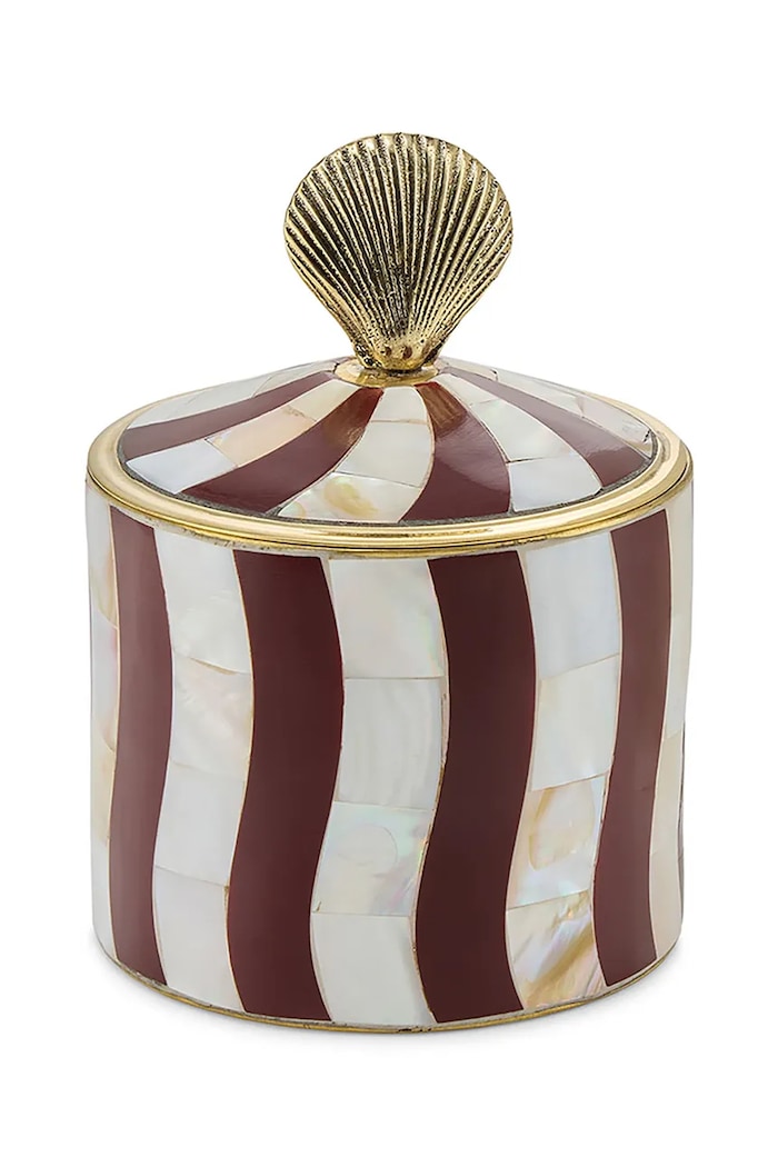 Doing Goods scatola con coperchio Abby Shell Circus 14 x 9 x 9 cm multicolore 1.20.21.051.200.4