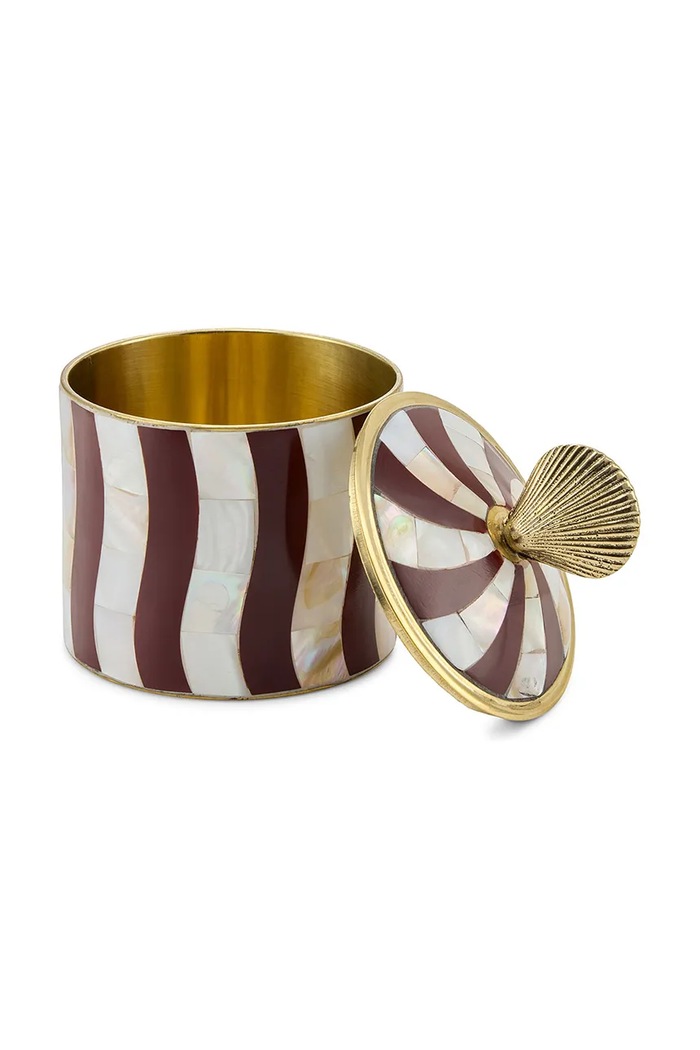 Doing Goods scatola con coperchio Abby Shell Circus 14 x 9 x 9 cm 1.20.21.051.200.4 multicolore AA00