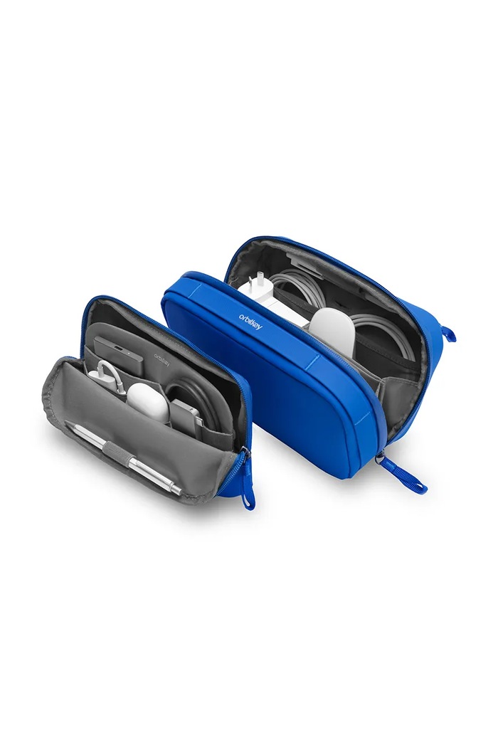 Orbitkey Organizator de călătorie 2 în 1 Tech Pouch x KonMari 23 x 14 x 8 cm albastru WTP1.COB.109