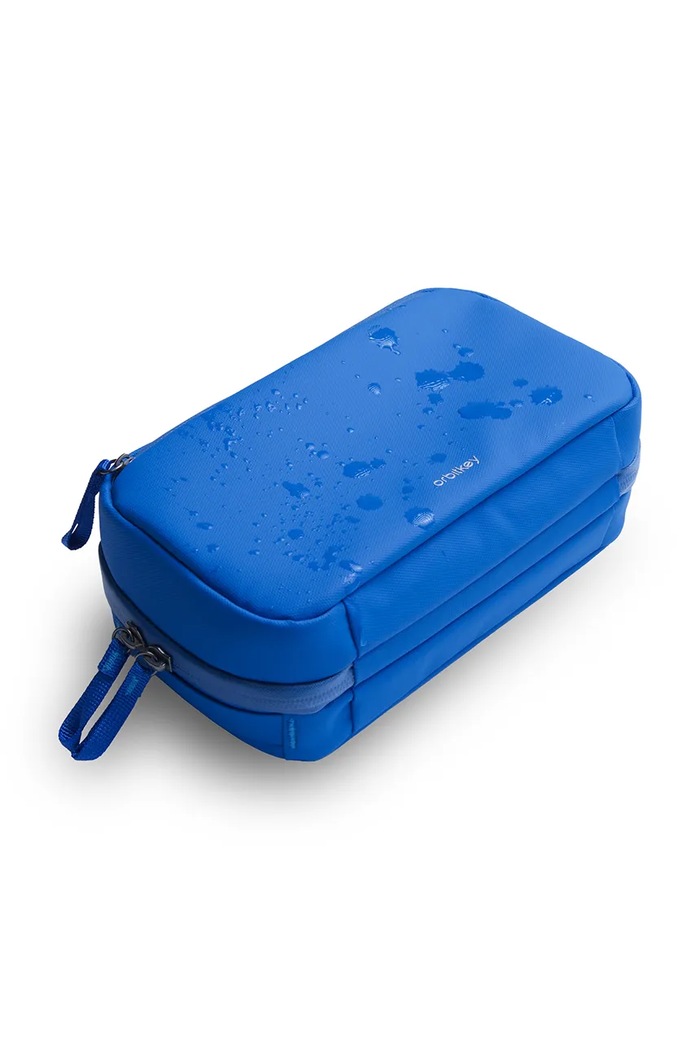 Organizator de călătorie 2 în 1 Tech Pouch x KonMari 23 x 14 x 8 cm Orbitkey albastru WTP1.COB.109