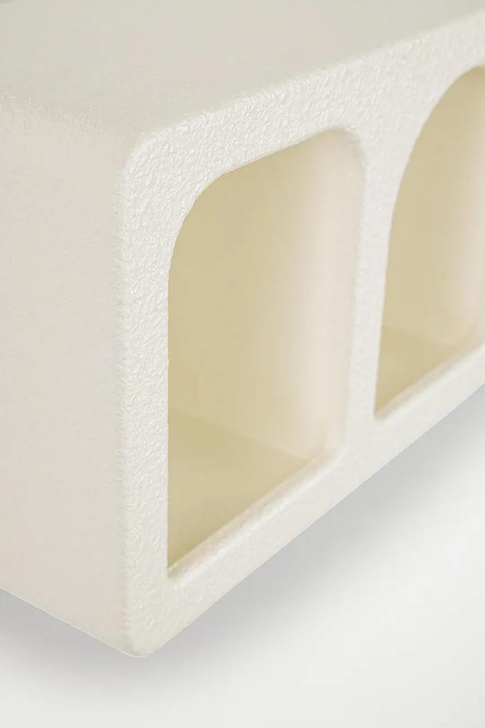 Всекидневна и спалня Рафт Bizzotto Creamy 60 x 15 x 20 cm 748619 бежов