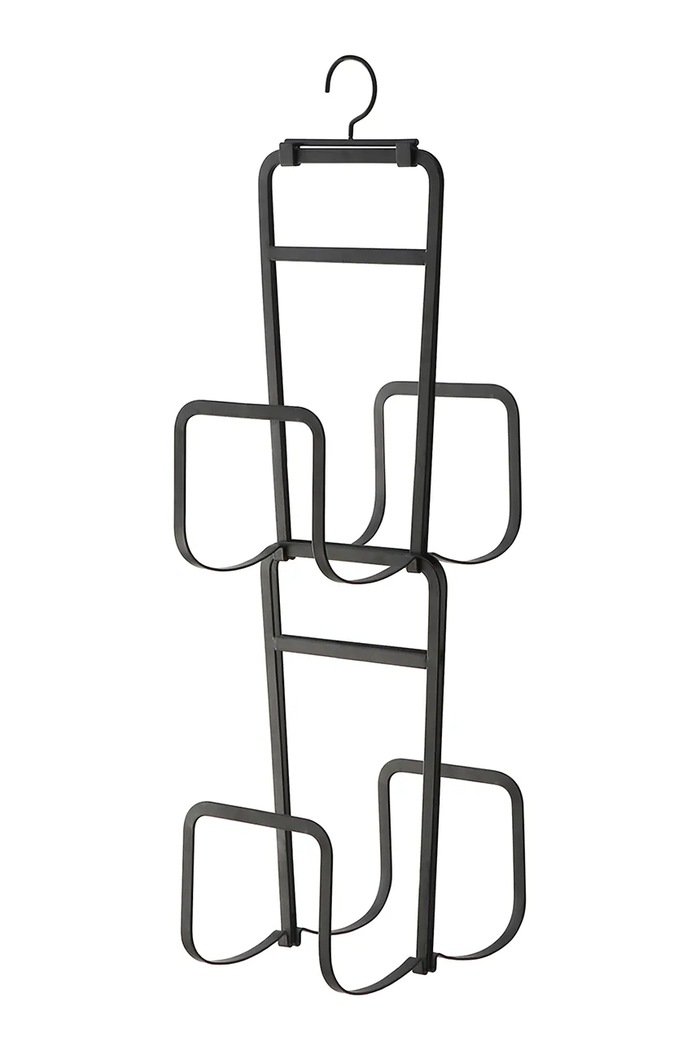 Organizator za torbice Yamazaki Chain 19 x18 x 113-137 cm 6509 črna AA00