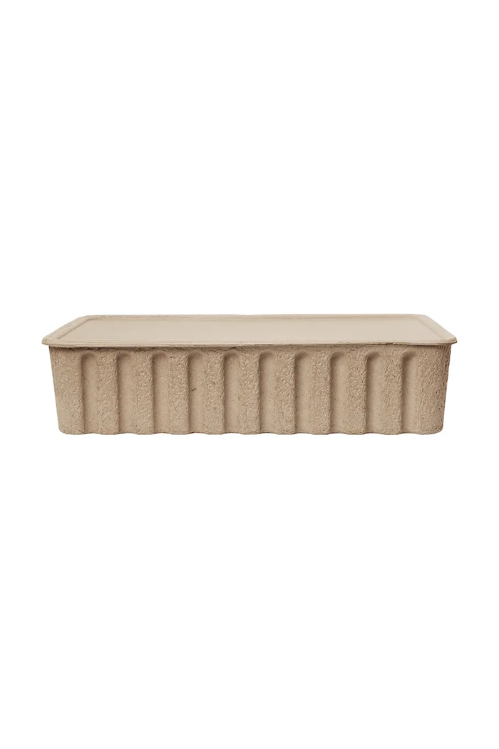 Škatla za shranjevanje ferm LIVING 42 x 15 cm bež 1104272368