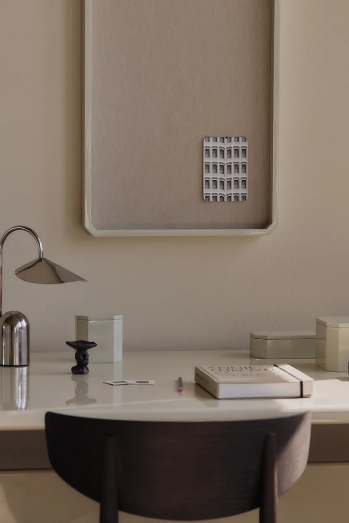 ferm LIVING recipient cu capac Nova 25 x 15 cm 1104271953 bej