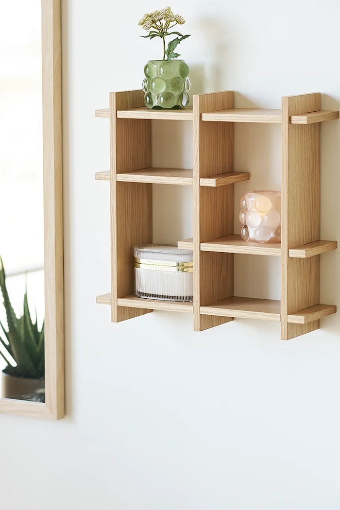 House Nordic raft de perete Olsberg 40 x 12 x 40 cm bej 4292061