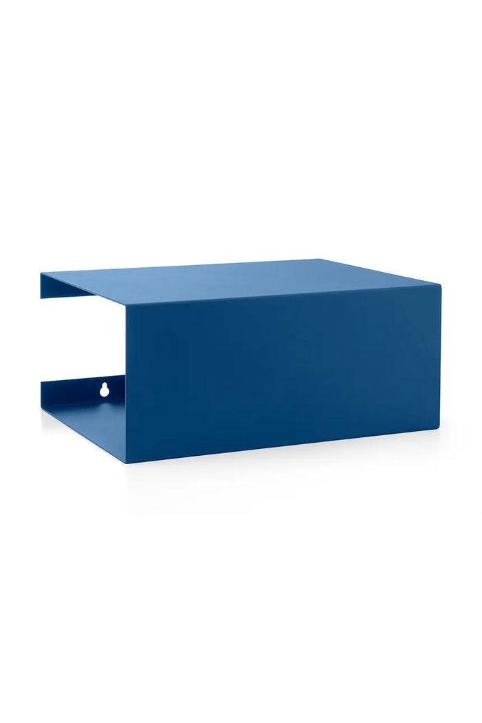 Nástenná polica ReCollector BoxShelf 35 x 25 x 15 cm modrá 100115.RW01