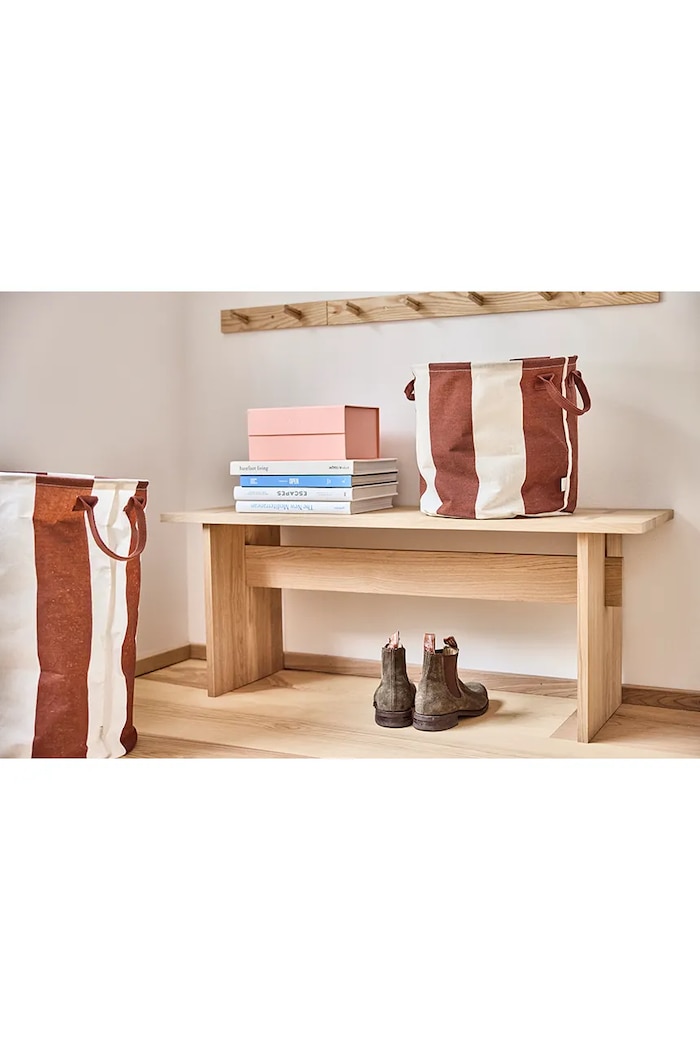Úložný koš OYOY Kara 32 x 32 x 32 cm 2-pack L301535 hnědá AA00