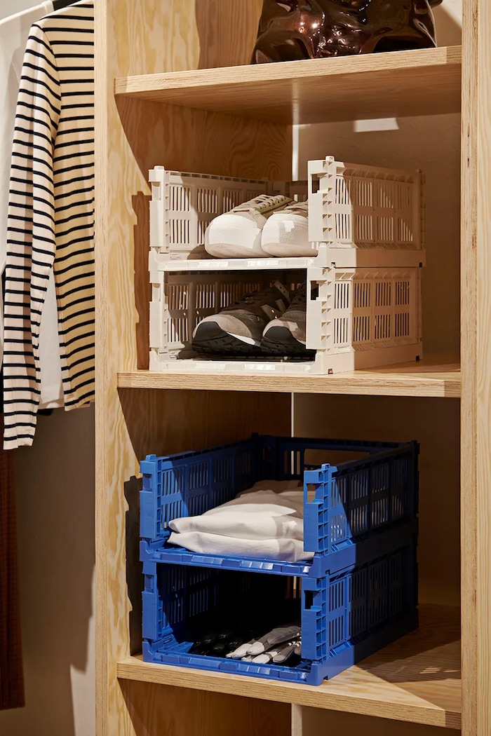 Kutija za pohranu HAY Colour Crate M / 14 x 26,5 x 34,5 cm AB634.A602.AB90 bijela AA00