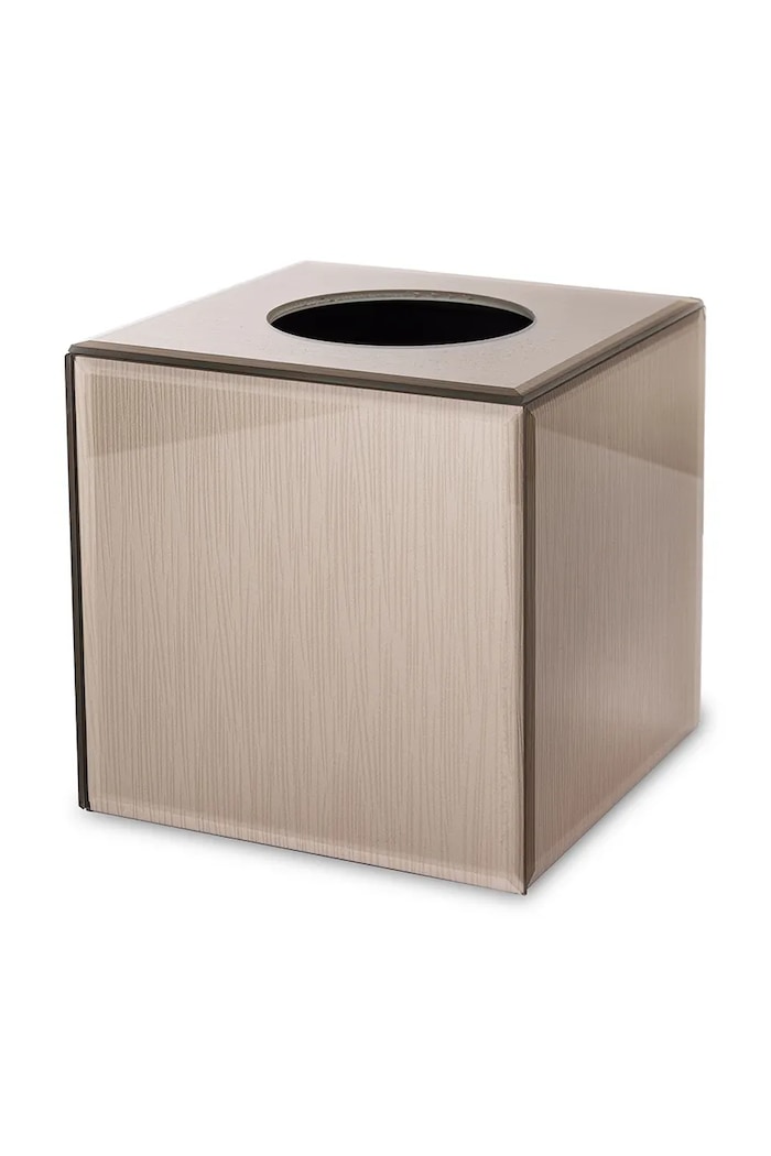 Κουτί για χαρτομάντηλα home & lifestyle 15 x 15 x 15 cm μπεζ 169335